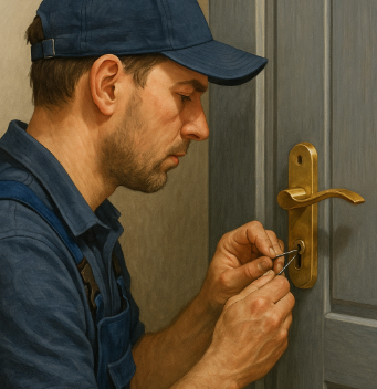 Serrurier en intervention